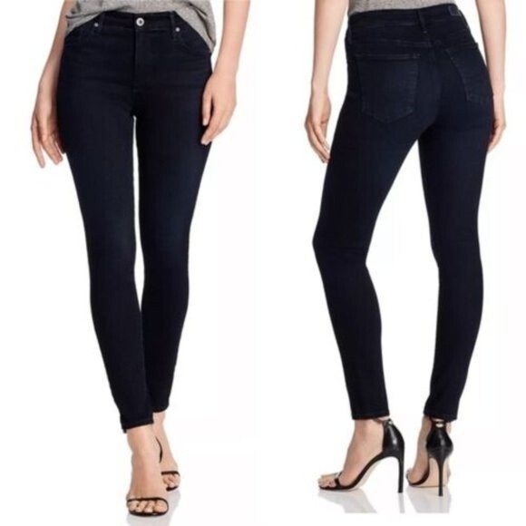 Ag Adriano Goldschmied The Farrah Skinny Ankle Jean Size 28R - Picture 1 of 15
